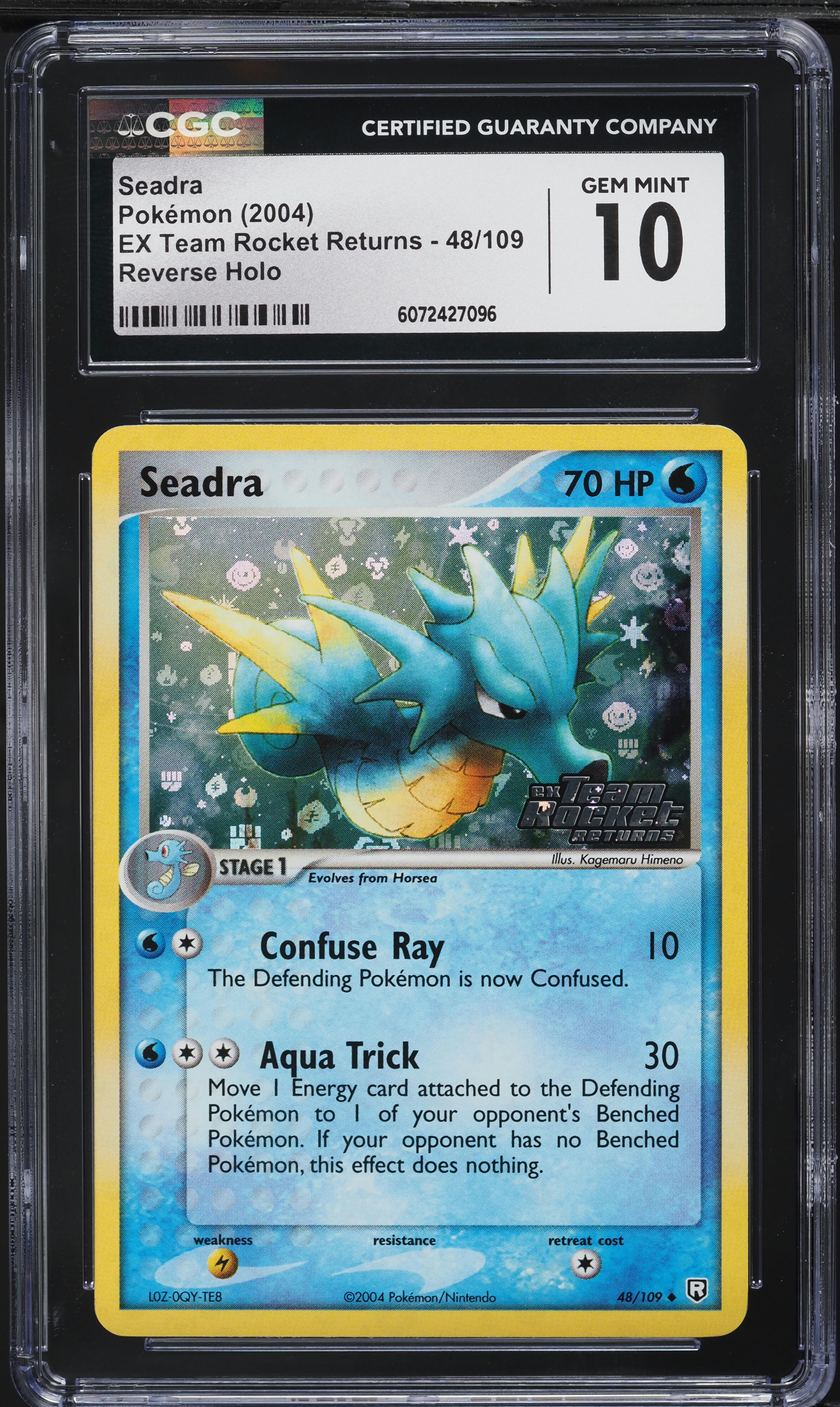 seadra pokemon card Seadra (52/110) (Delta Species) (Stamped) [EX: Holon Phantoms]