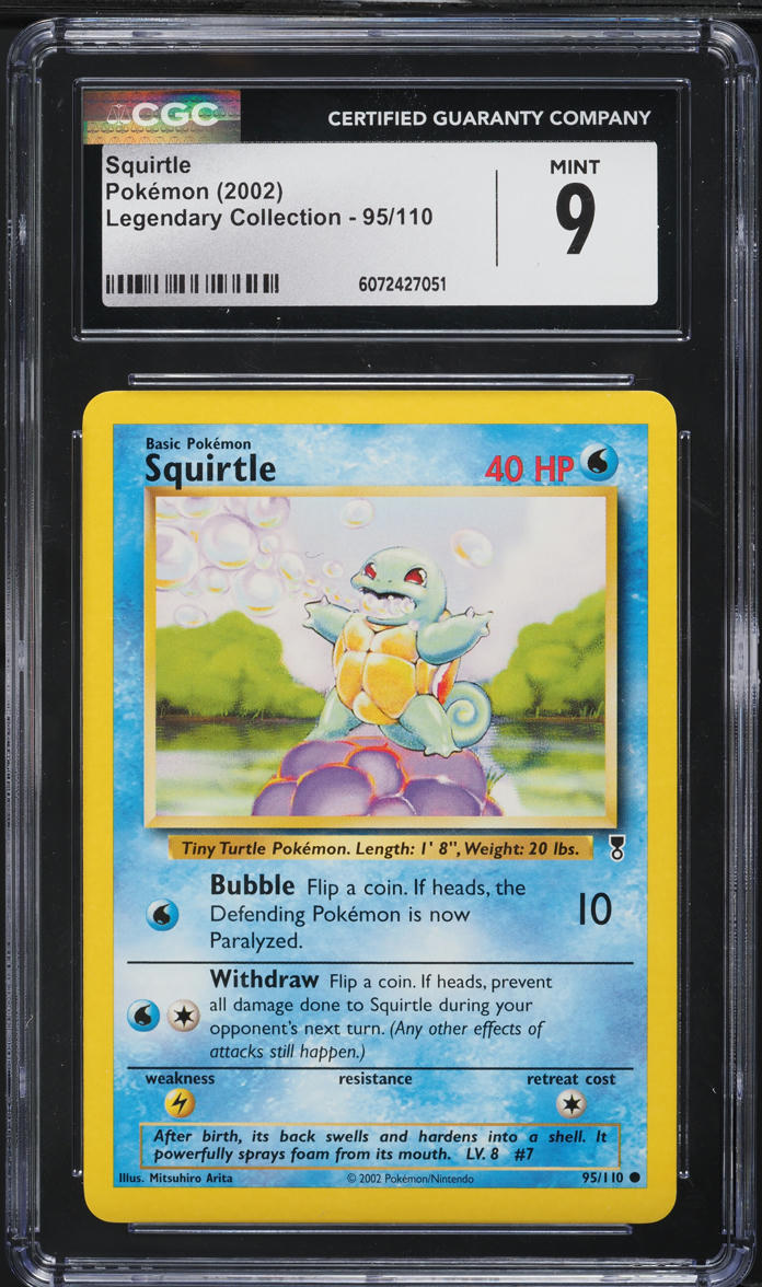 2002 squirtle pokemon card NMSquirtle Holo E-Series McDonald's Promo 007/018 japanmaster If heads Squirtle Reverse - Expedition Pokmon