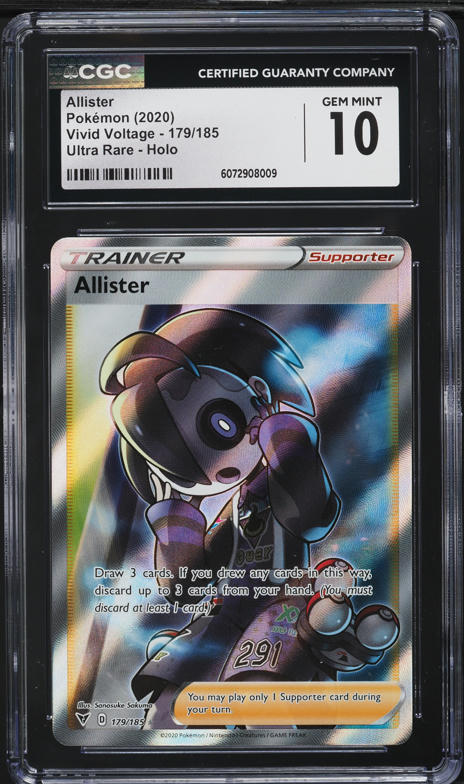 allister card pokemon - Sword & Shield - Vivid Voltage - variation to centering Pokemon | Toys | Pokemon