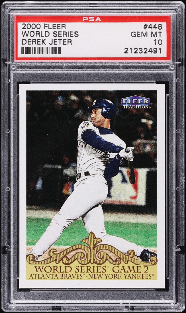 2000 Fleer World Series Derek Jeter #448 PSA 10 GEM MINT