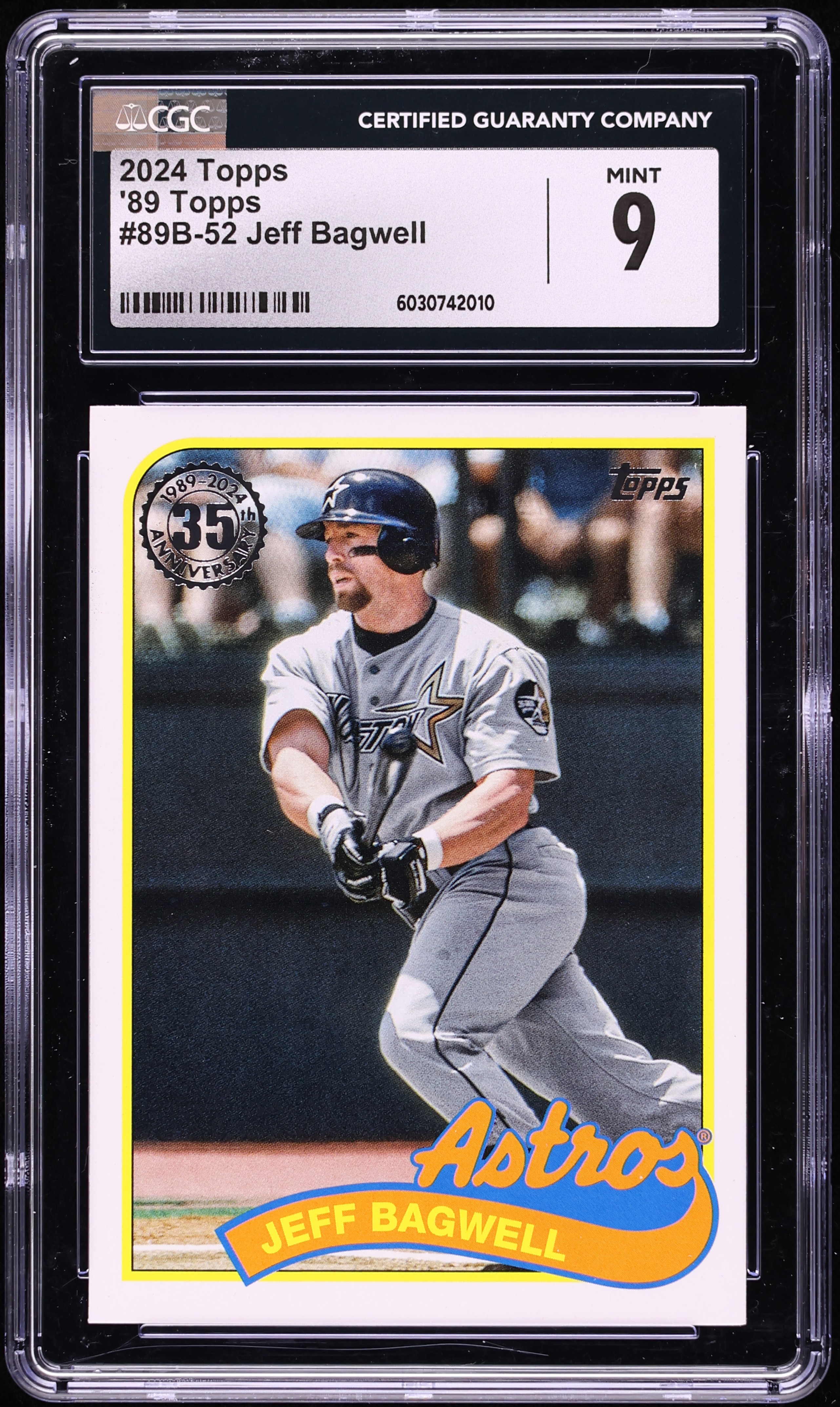TOPPSカード 2024 Topps '89 Topps Jeff Bagwell #89B-52 CGC 9 MINT on Fanatics