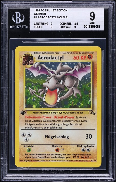 1999 Pokemon German Base Set 1st Edition Holo Charizard #4 PSA 10 GEM MINT on Fanatics Collect 1999 Pokemon German Base Set 1st Edition Holo Charizard #4 PSA 10 GEM MINT on Fanatics Collect