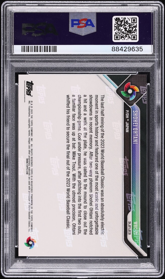 2023 Topps Now World Baseball Classic Shohei Ohtani #WBC-71 PSA 10