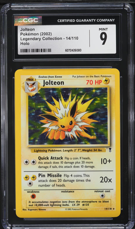 1997 Pokemon Japanese Jungle Holo Jolteon #135 CGC 8.5 NM-MT+ on