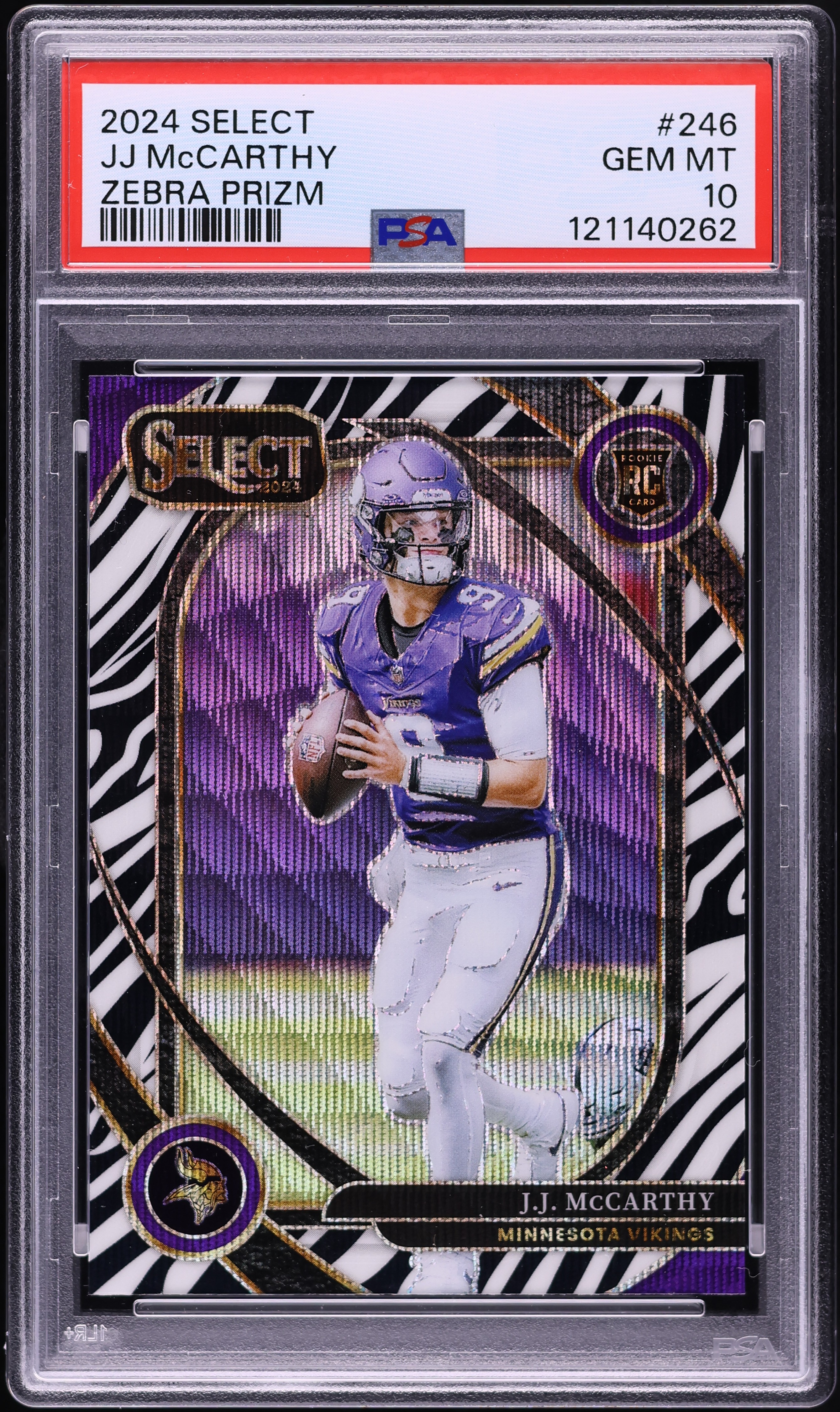 15N原石ホイップシェイプ2点カッサセット2セット 2024 Panini Select J.J. McCarthy Club Level Rookie Minnesota