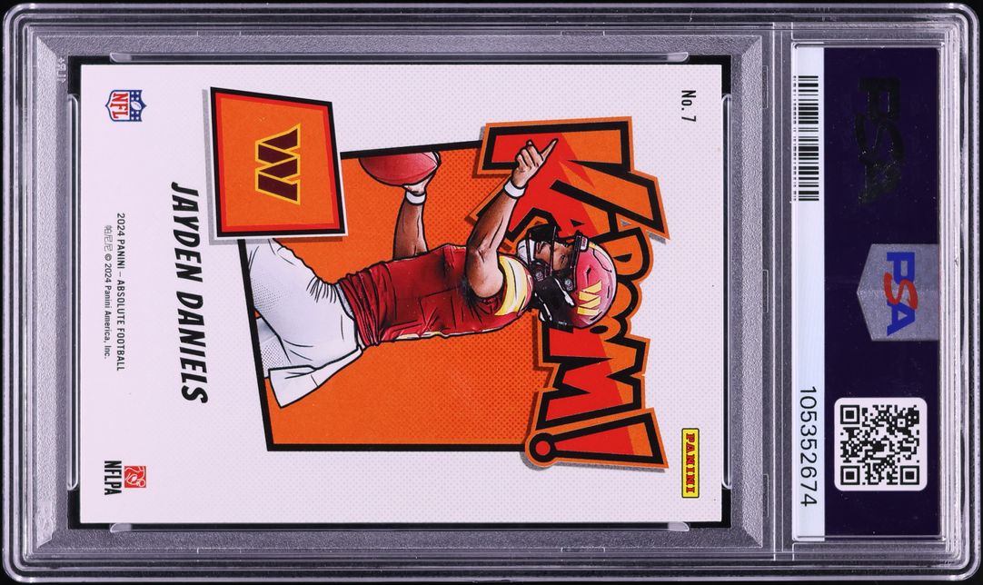 2024 Absolute Kaboom! Horizontal Jayden Daniels ROOKIE #7 PSA 10 GEM MINT