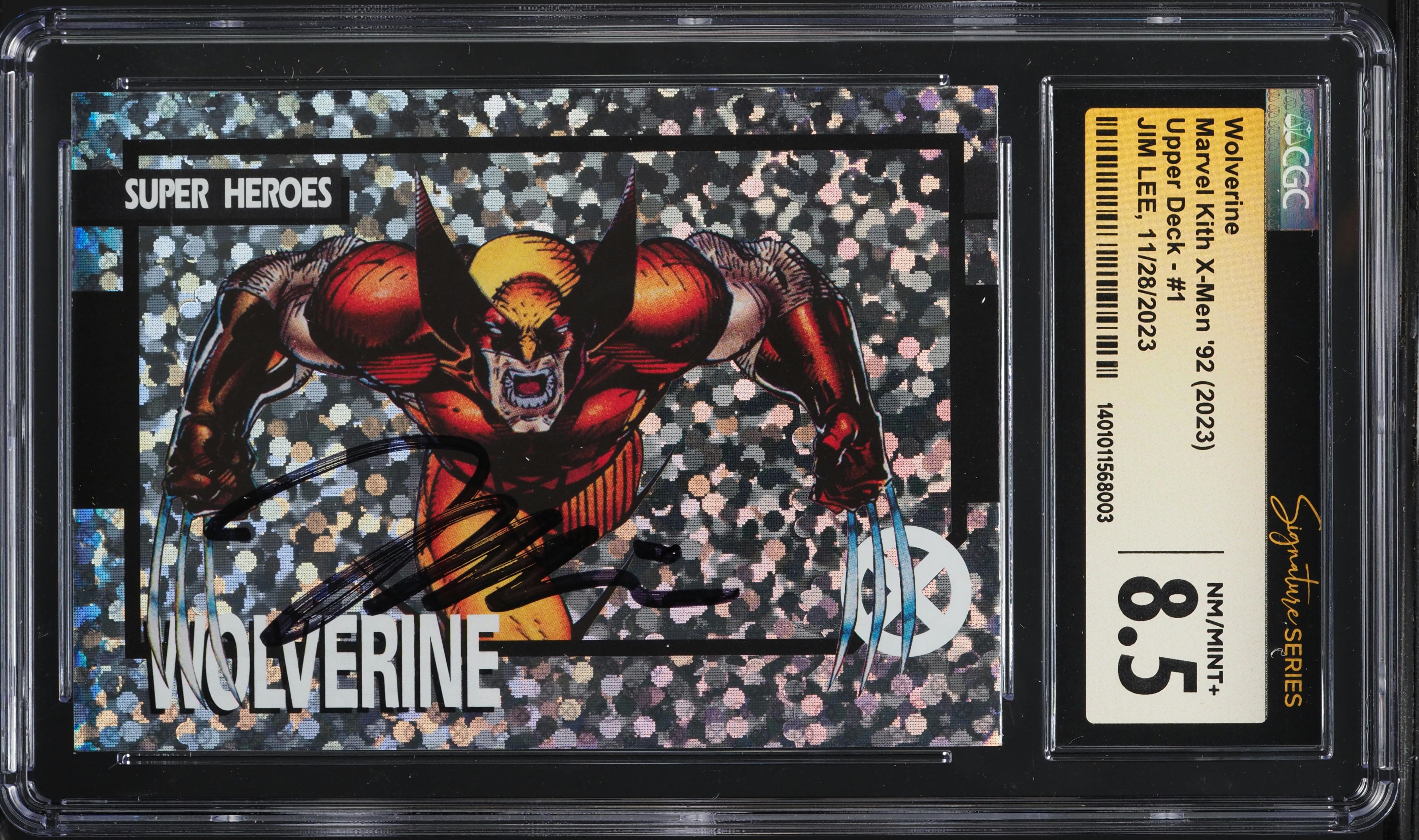2023 Upper Deck Marvel Kith X-Men '92 Wolverine Jim Lee AUTO JSA