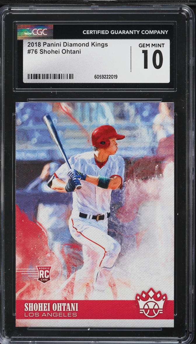 2018 Panini Diamond Kings Shohei Ohtani ROOKIE #76 CGC 10 GEM MINT