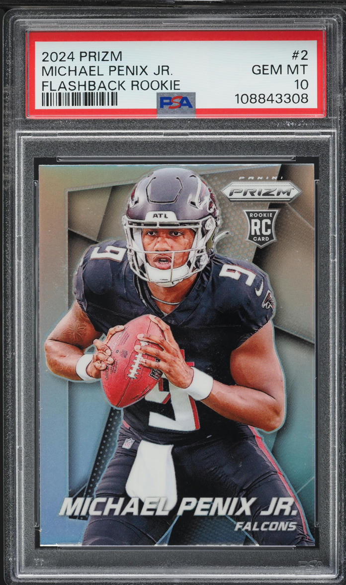 2024 Panini Prizm Flashback Michael Penix Jr. ROOKIE #2 PSA 10 GEM MINT