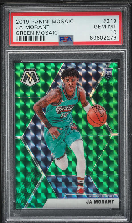 その他 ja morant new beginnings /49 gem mint 10 2019 Panini Mosaic Green Ja Morant ROOKIE #219 PSA 10 GEM MINT on
