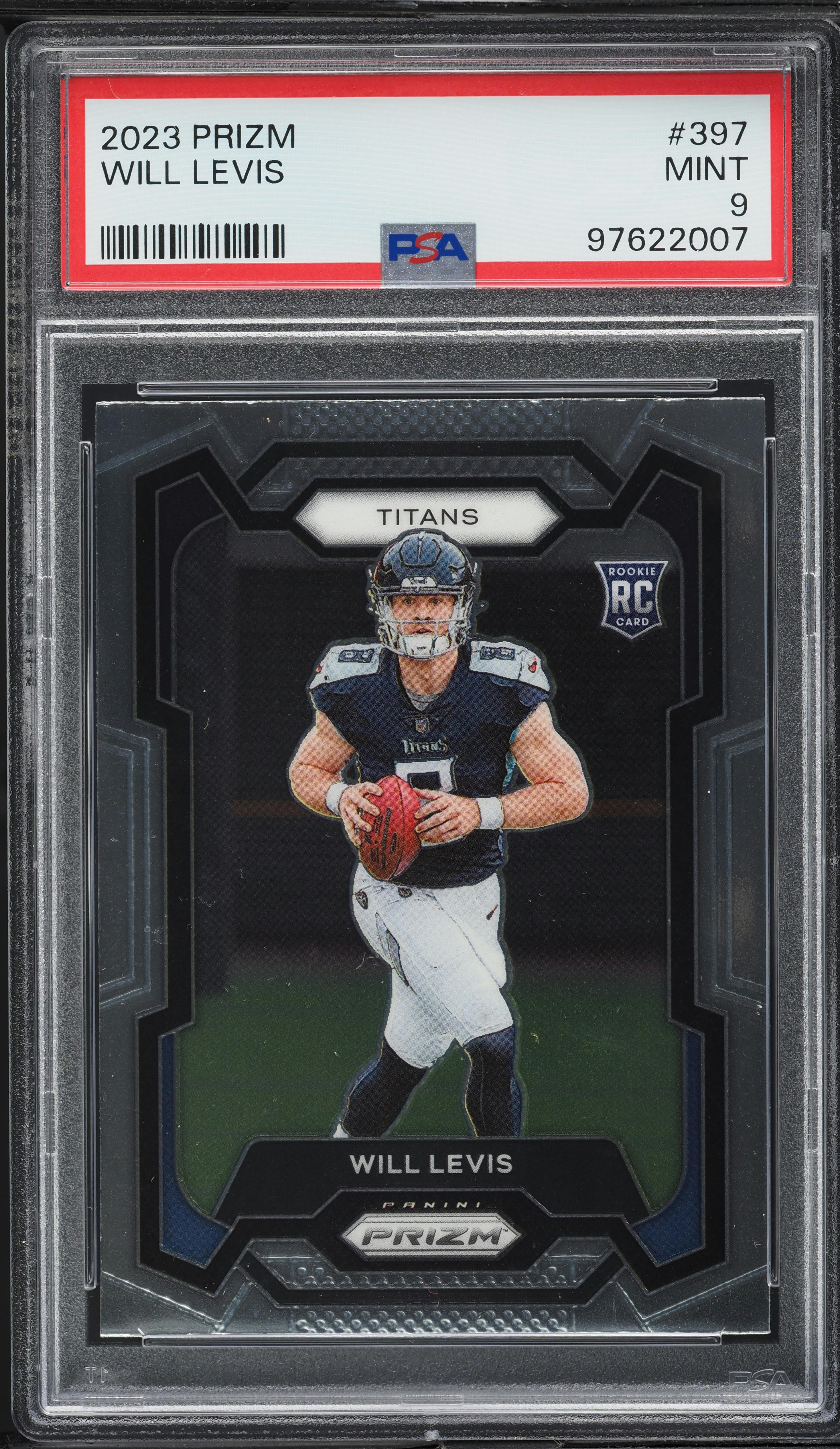 2023 Panini Prizm Will Levis ROOKIE #397 PSA 9 MINT on Fanatics