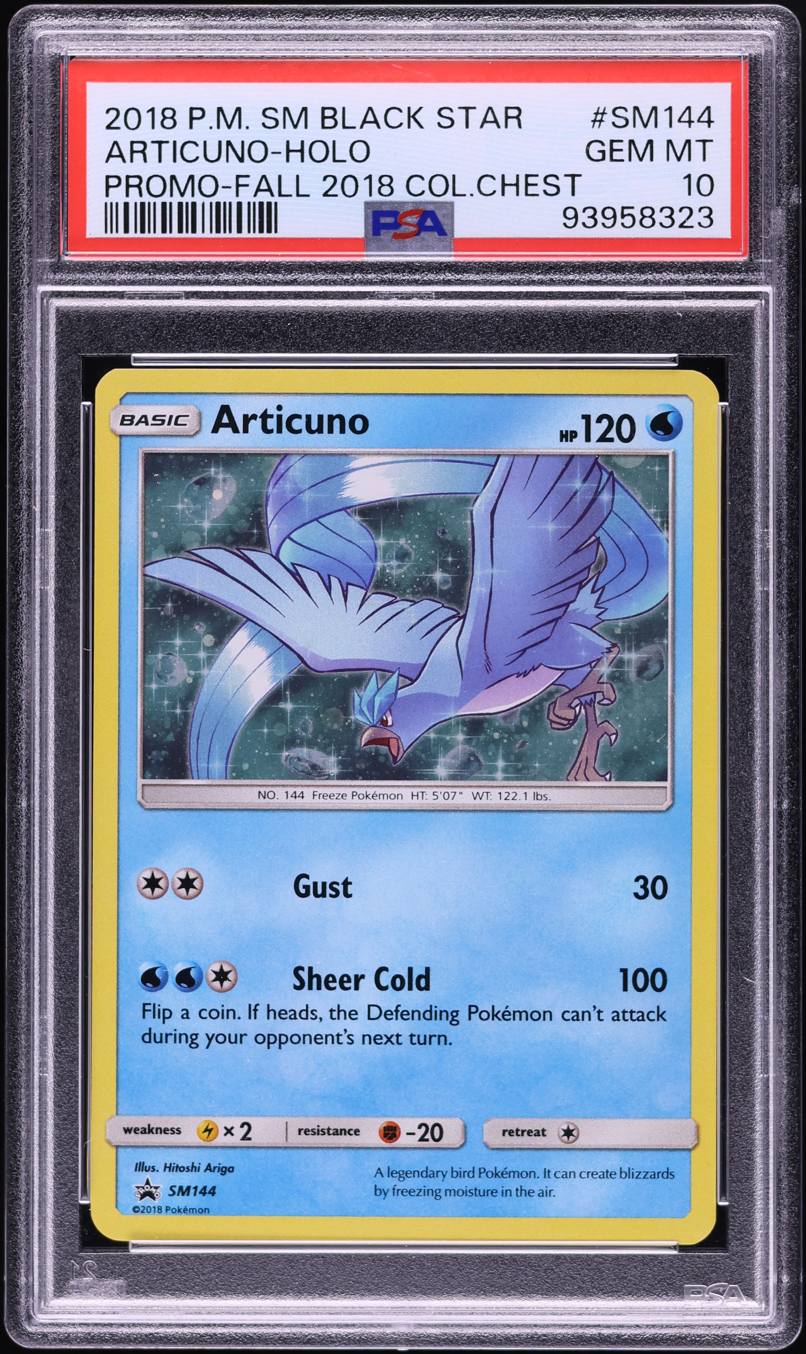 articuno pokemon card holographic Articuno SIT 036 Holo Rare EN NM+ main image 1