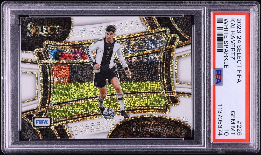 2023 Select Field Level FIFA White Sparkle Kai Havertz #226 PSA 10 GEM MINT