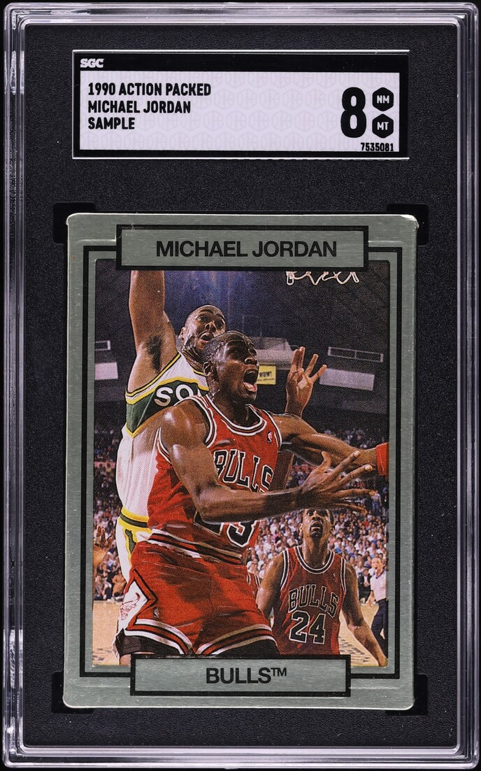 1990 Action Packed Promos Michael Jordan SGC 8 NM-MT