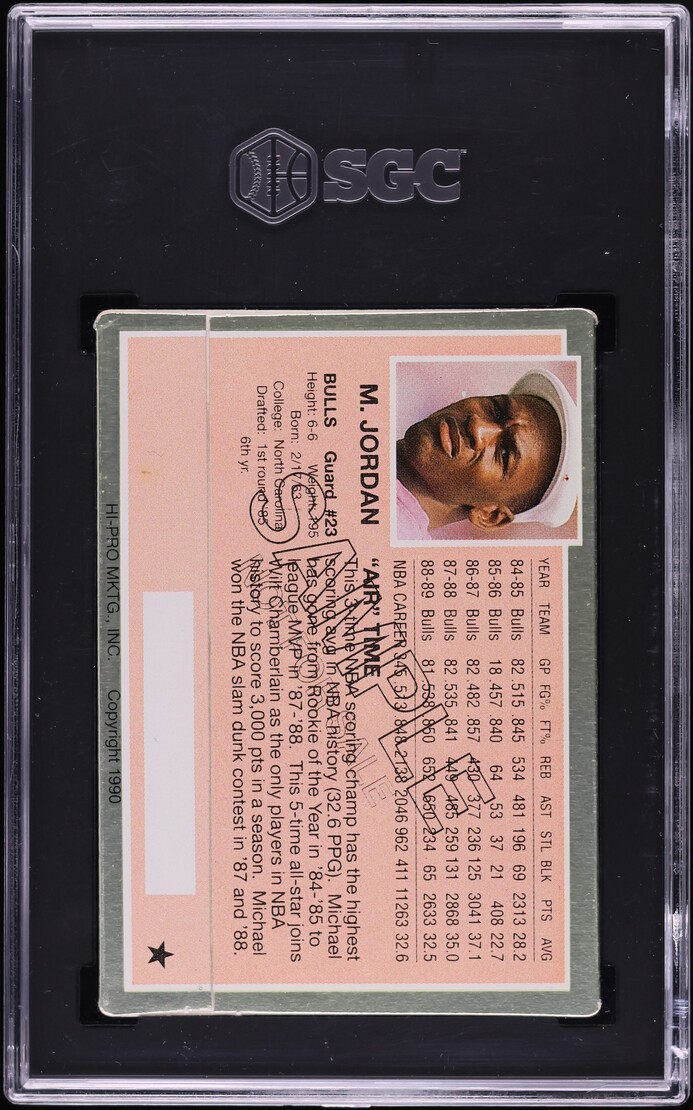 1990 Action Packed Promos Michael Jordan SGC 8 NM-MT