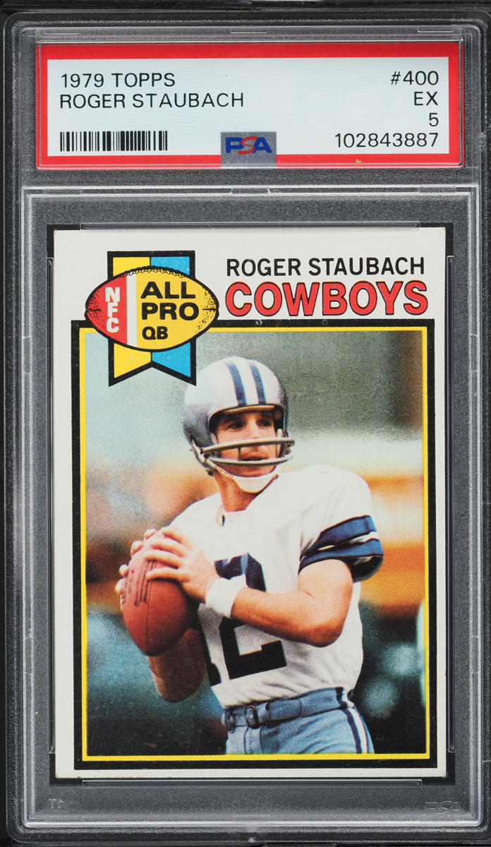 1979 Topps Football Roger Staubach ALL-PRO #400 PSA 5 EX