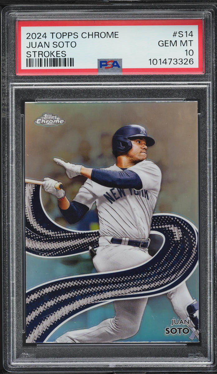 2024 Topps Chrome Strokes Juan Soto #S14 PSA 10 GEM MINT