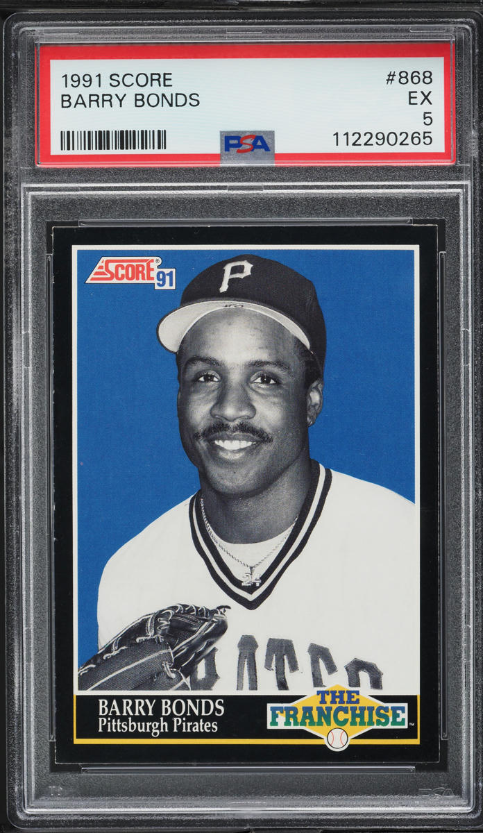 1991 Score Barry Bonds #868 PSA 5 EX