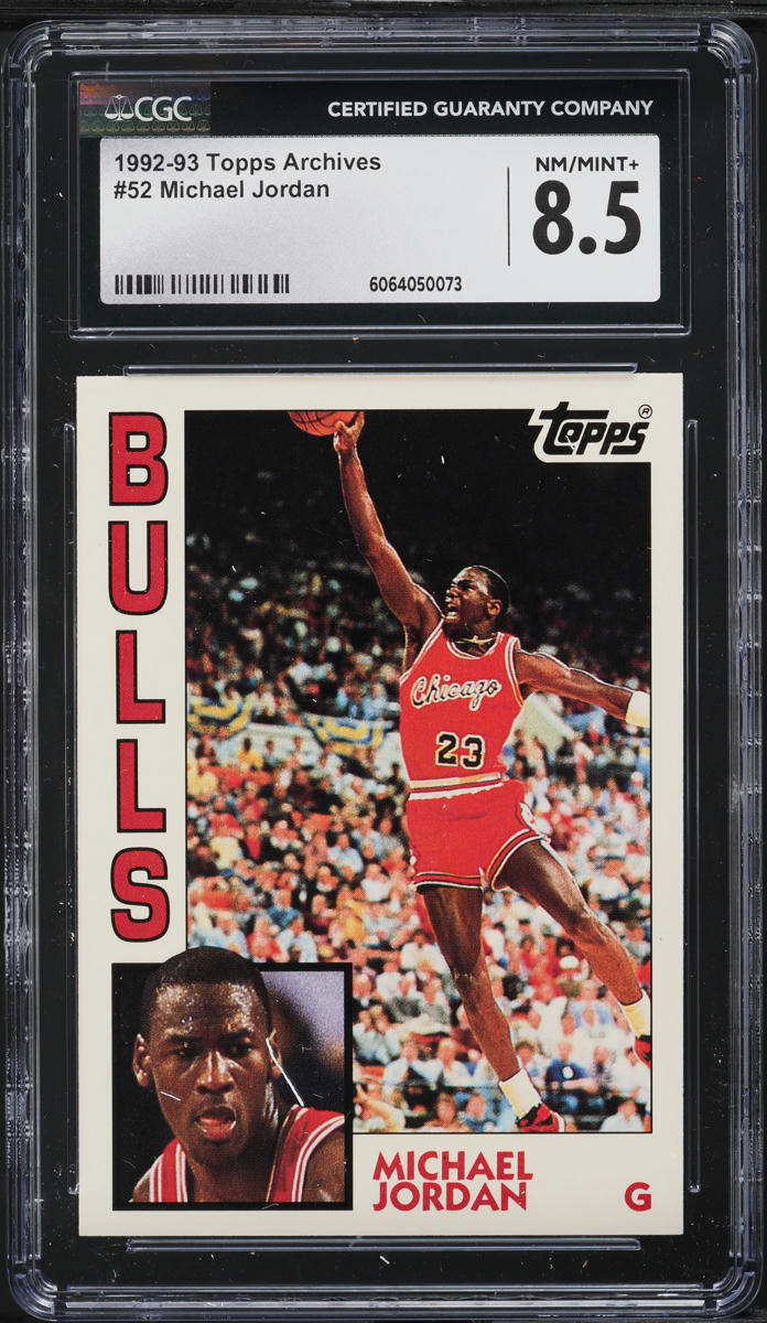 1992 Topps Archives Michael Jordan #52 CGC 8.5 NM-MT+