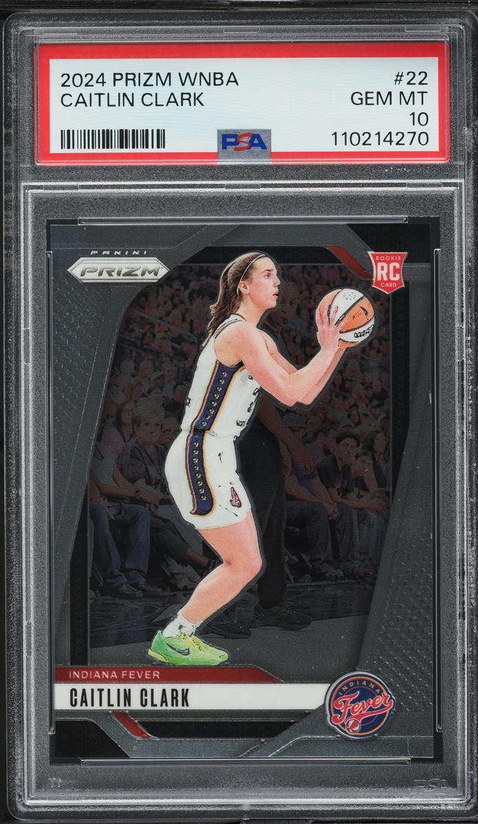 2024 Panini Prizm WNBA Caitlin Clark ROOKIE #22 PSA 10 GEM MINT
