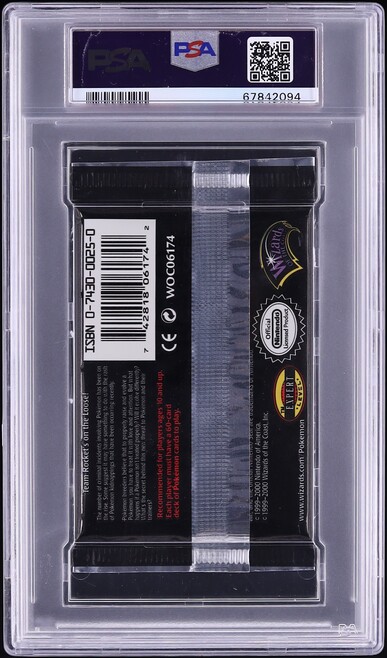 2000 Pokemon Rocket 1st Edition Booster Pack Team Rocket PSA 10 GEM MINT