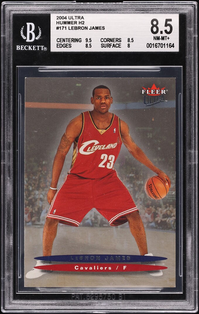 2004 Ultra Hummer H2 LeBron James #171A BGS 8.5 NM-MT+