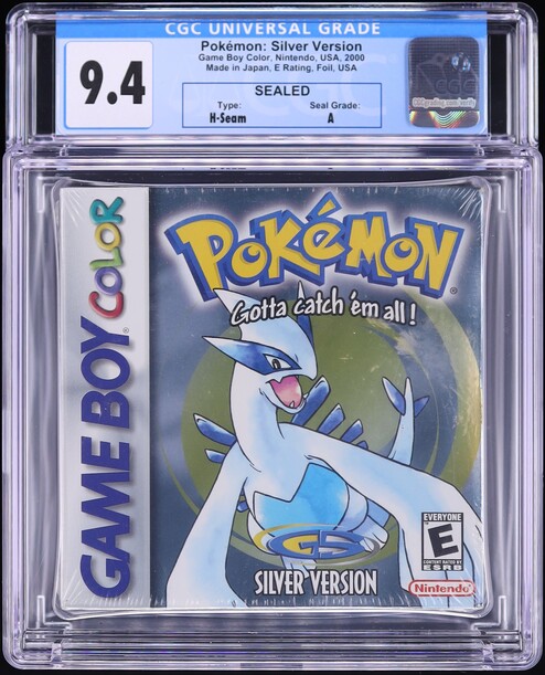 Pokemon: Silver Version (Nintendo Gameboy Color) CGC 9.4 A Sealed