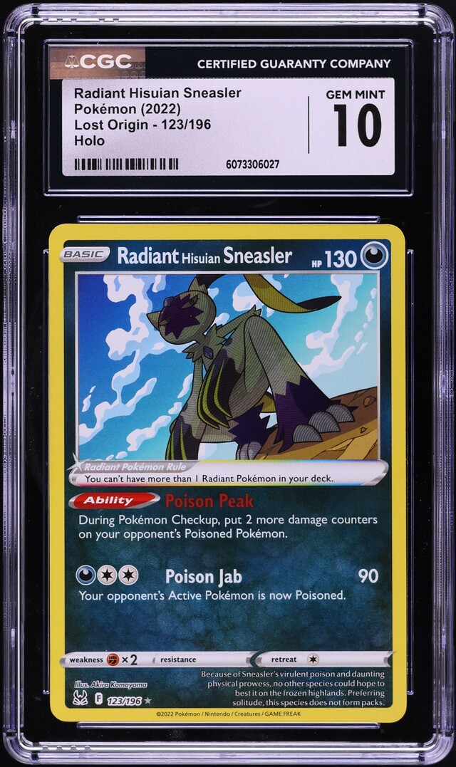 hisuian sneasel pokemon card value Hisuian Sneasler V #174 Prices | Pokemon Astral Radiance