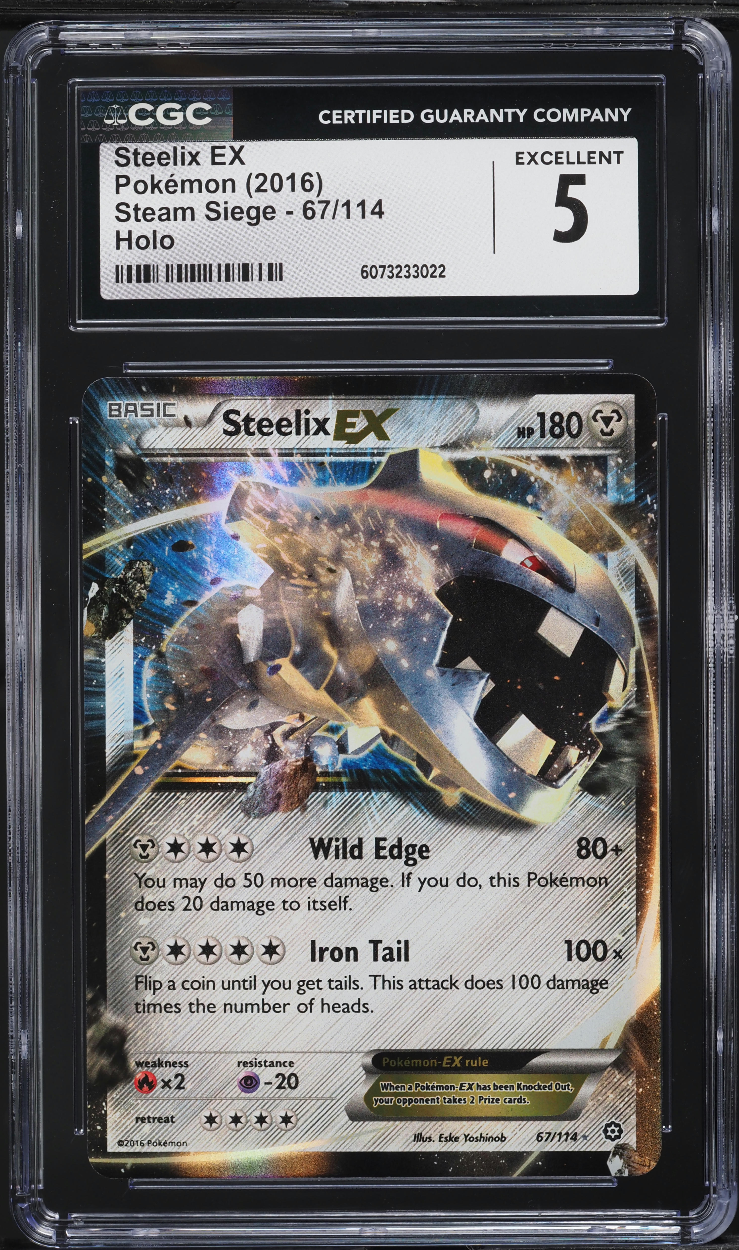 steelix pokemon card ex Mega - Crimson Blaze B1a-052 Evolves from null Type Steelix ex | EX Unseen