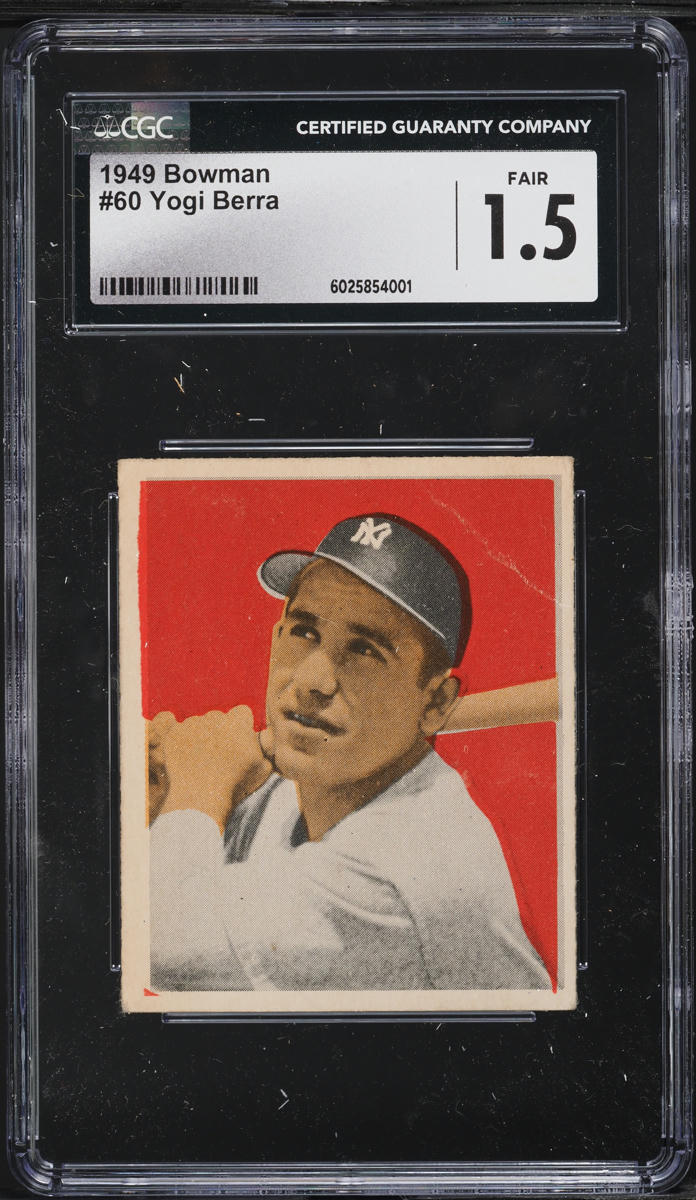1949 Bowman Yogi Berra #60 CGC 1.5 FR