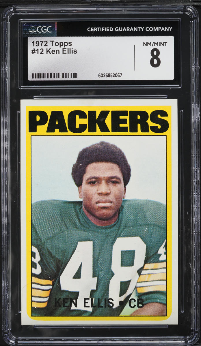 1972 Topps Football Ken Ellis #12 CGC 8 NM-MT