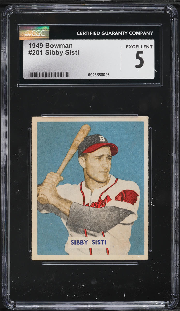 1949 Bowman Sibby Sisti #201 CGC 5 EX