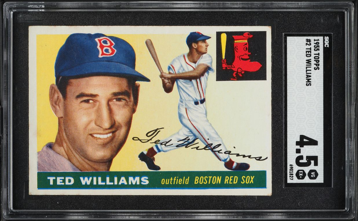 1955 Topps Ted Williams #2 SGC 4.5 VGEX+