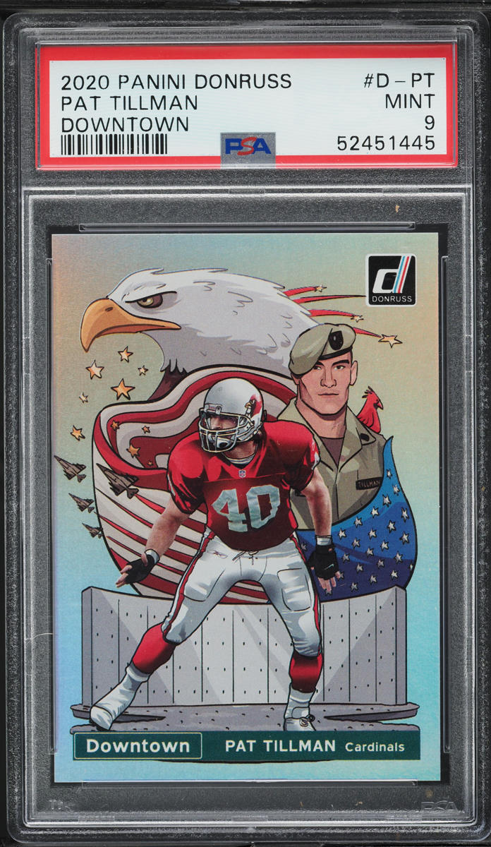 2020 Donruss Downtown Pat Tillman #D-PT PSA 9 MINT
