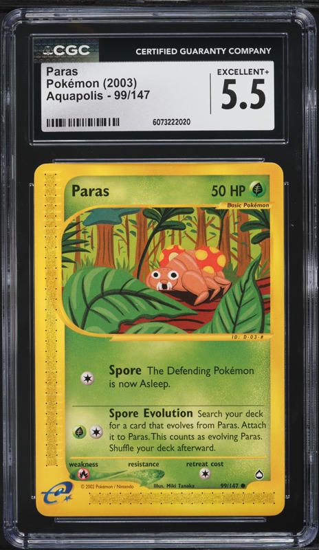 pokemon card paras 046 SV Scarlet & Violet 151 Evolves from null Type 1999 Pokemon Jungle 1st Edition