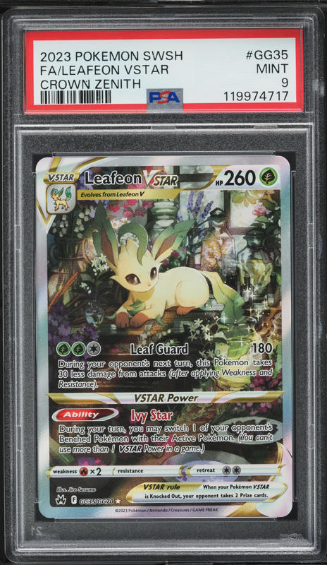 2022 Pokemon Japanese Sword & Shield VSTAR Universe SAR Leafeon
