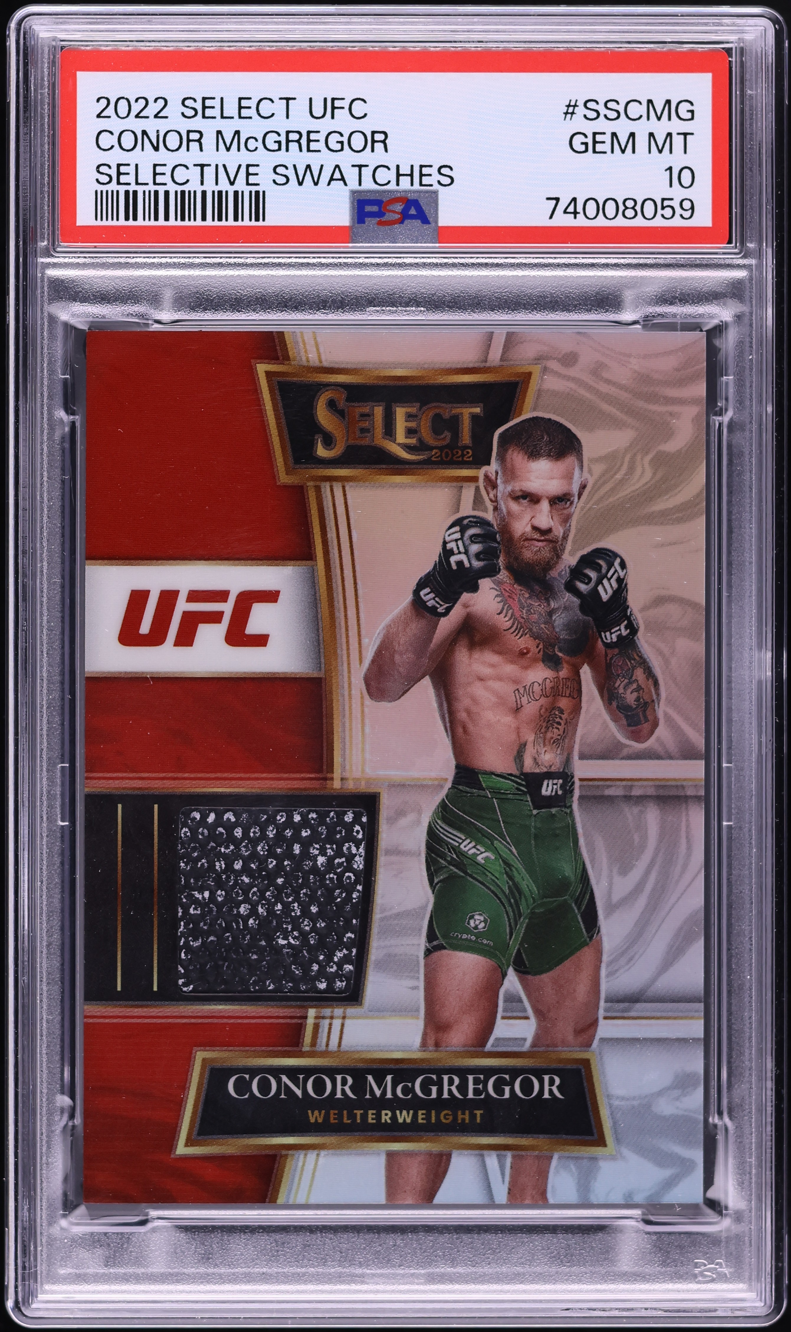 UFC SELECT カラーホイール コナー・マクレガー カード UFC SELECT