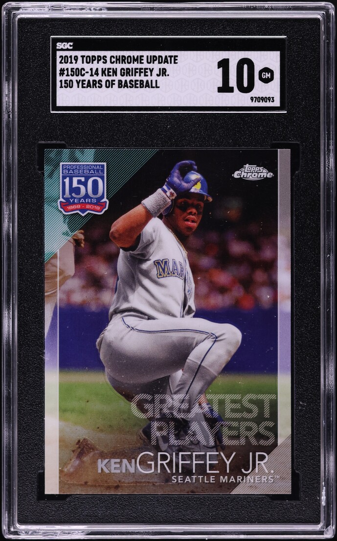 2019 Topps Chrome Update 150 Years Of Baseball Ken Griffey Jr. #150C-14 SGC 10