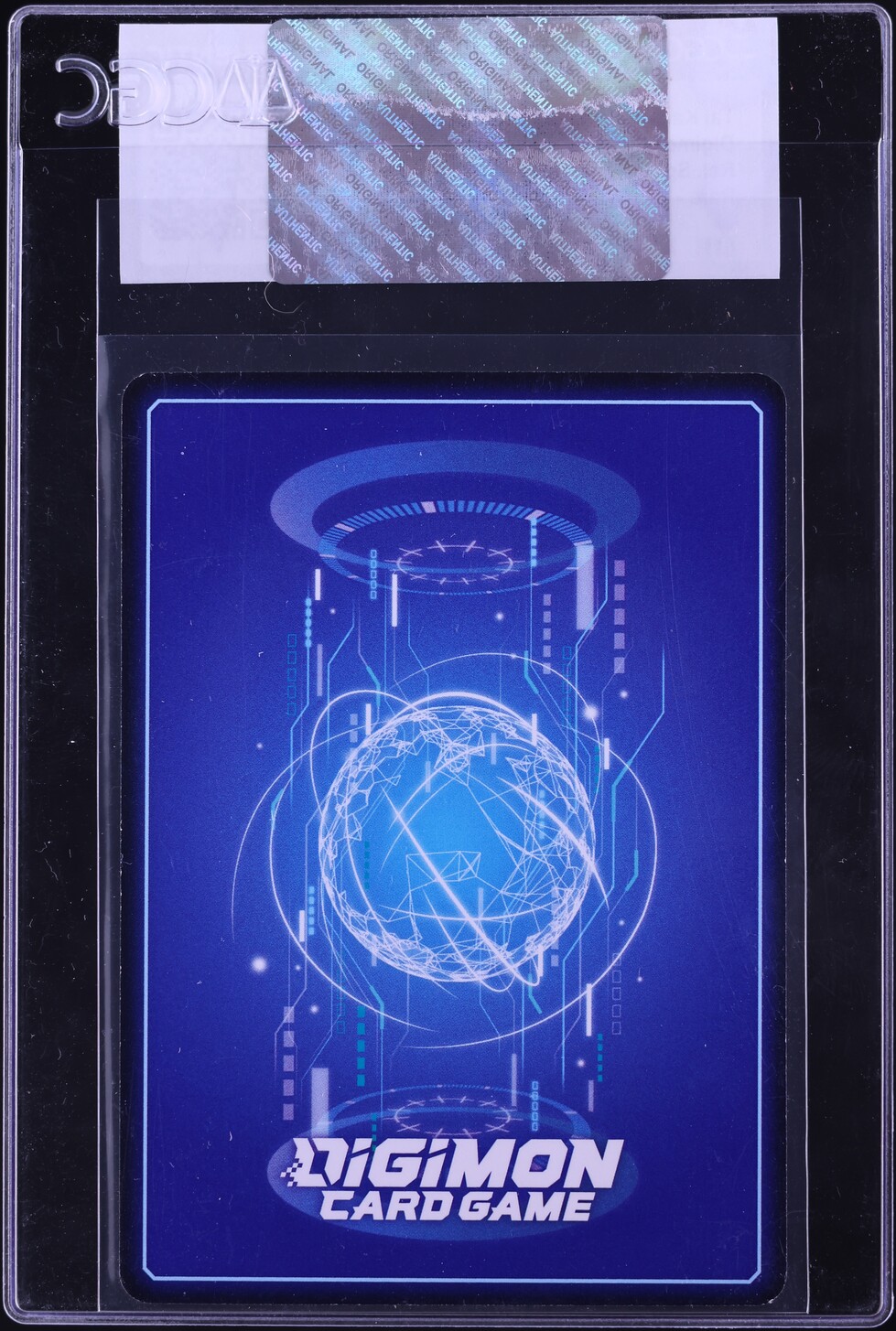 2021 Digimon Release Special Booster V 1.0 Box Topper Tai Kamiya CGC AUTH  on Fanatics Collect
