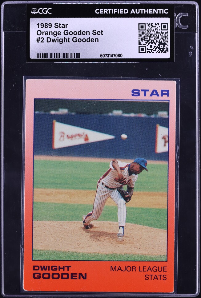 1989 Star Orange Gooden Set Dwight Gooden #2 CGC AUTH on Fanatics