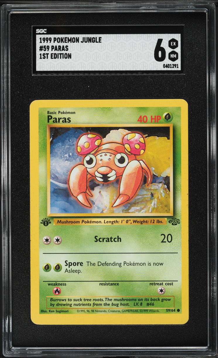 ultra rare paras 1995 pokemon card Pokémon Card Charmander #4 TV Animation Blue Logo 1st Print ENG L01517 –  AGS Collectibles