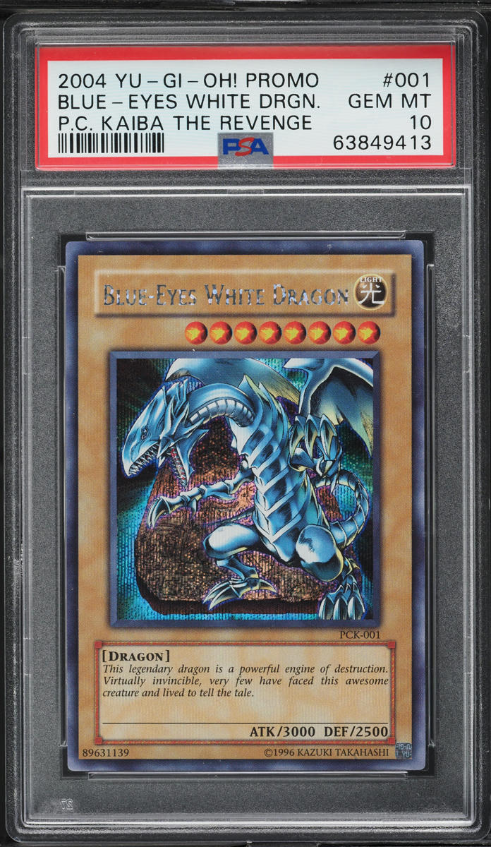 2004 Yu-Gi-Oh! Kaiba The Revenge Blue-Eyes White Dragon #PCK-001 PSA 10 GEM MINT