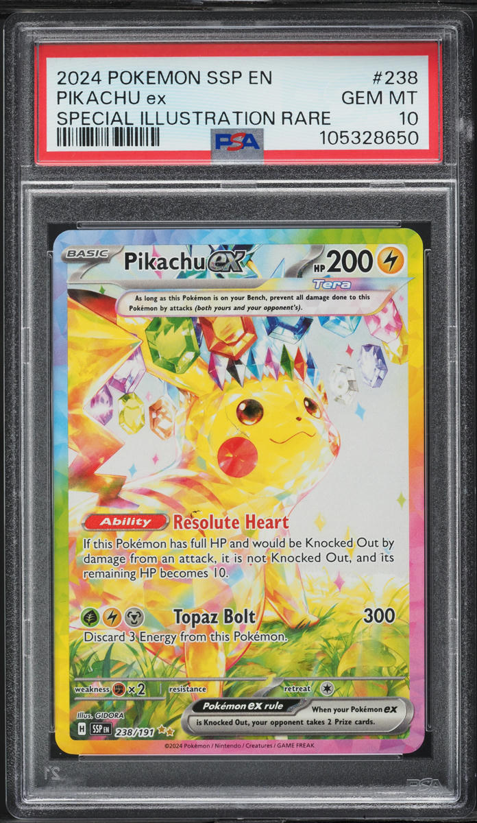 2024 Pokemon Scarlet & Violet: Surging Sparks Pikachu ex Special