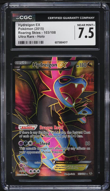 hydreigon ex pokemon card value - - 161/086 - SV: White Flare (WHT) - Ultra Rare - Full Art Standard Card Grading Scale Hydreigon Ex 240/191 - PSA