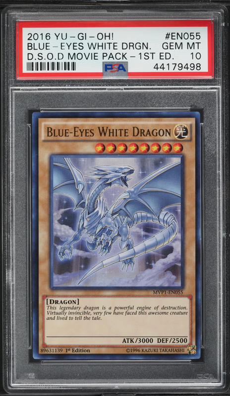 2022 Yu-Gi-Oh! Pharaoh's Gods 1st Ed Blue-Eyes White Dragon #MP22
