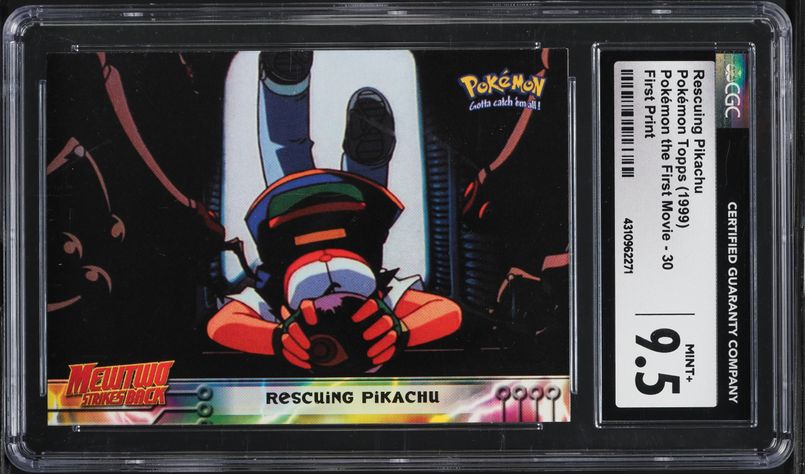 pokemon card pikachu first movie Pikachu's Vacation Pokemon Topps (1999) Pokemon The First Movie
