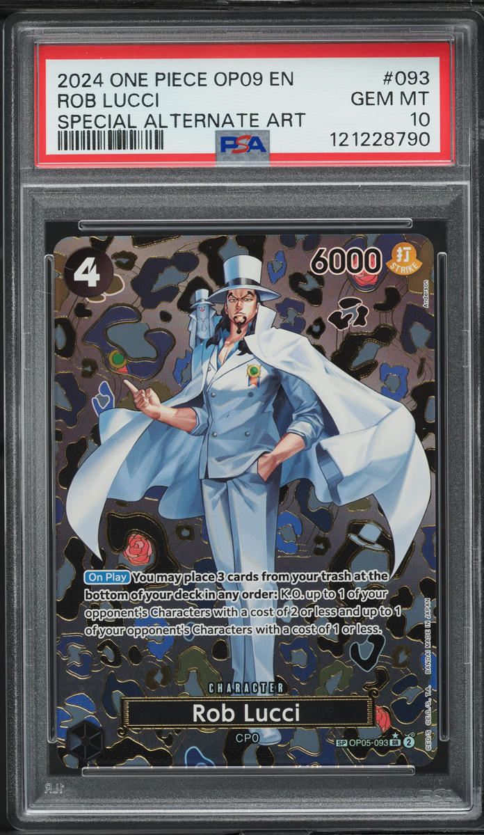 2024 One Piece Emperors In The New World Special Alt Art Rob Lucci