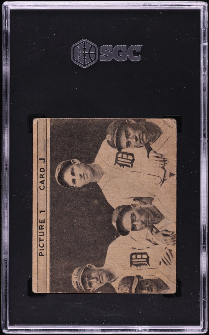 1935 Goudey 4-In-1 Babe Ruth Maranville Brandt McManus #1J SGC 3 VG
