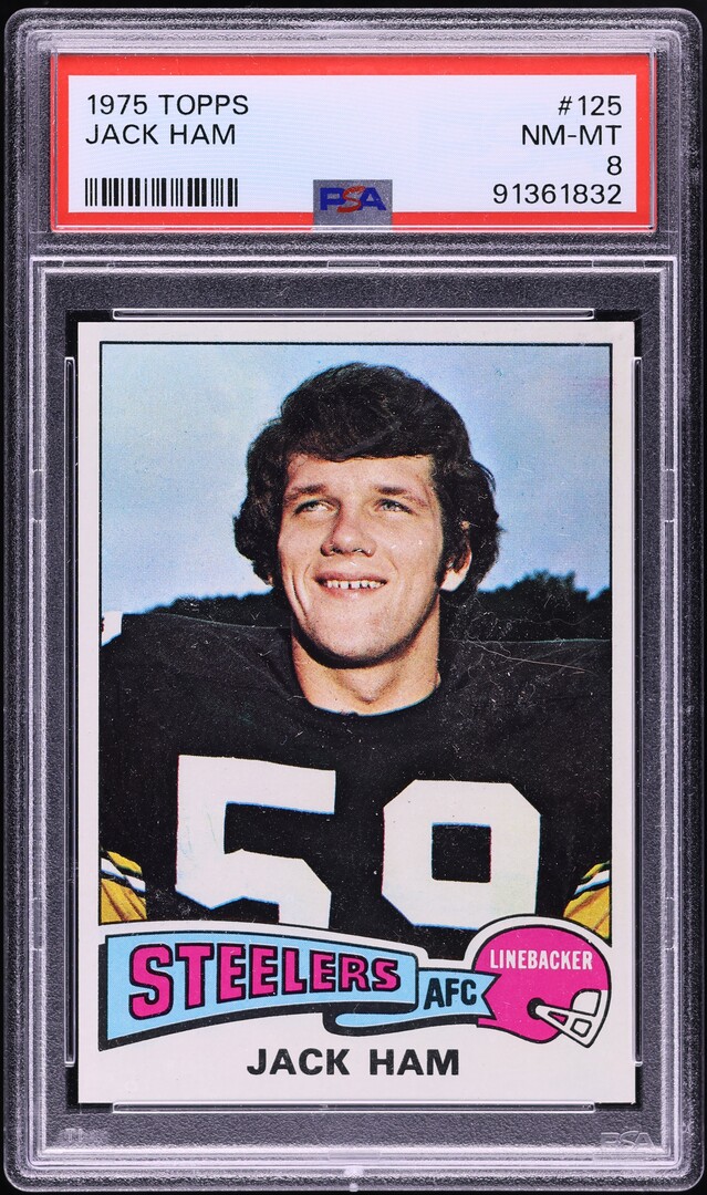 1975 Topps Football Jack Ham #125 PSA 8 NM-MT