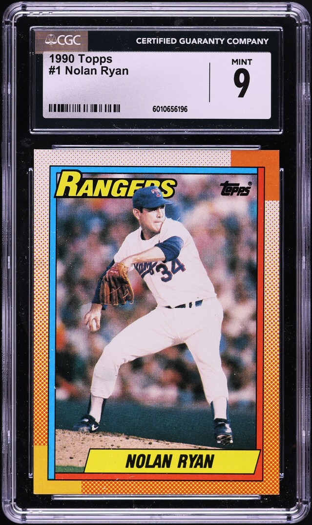 1990 Topps Nolan Ryan #1 CGC 9 MINT